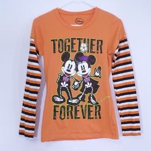 - Disney Mickey & Minnie Mouse Skeleton Top